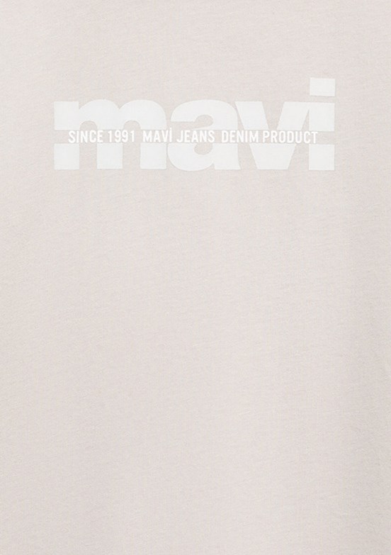 MAVİ - M6610444-90782 Erkek Çocuk Gri Baskılı T-Shirt