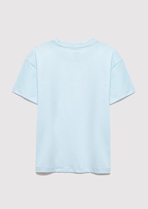 MAVİ - M6610444-91361 Erkek Çocuk Mavi Baskılı T-Shirt