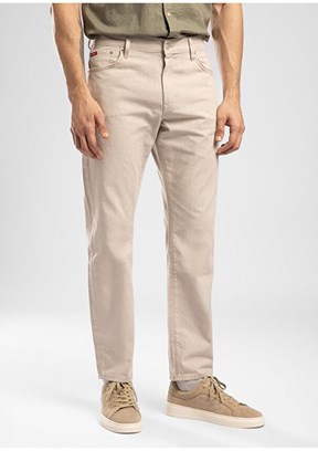 LEE COOPER - 262 LCM 221002 Erkek Bej Yüksek Bel Pantolon