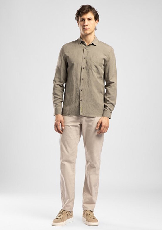 LEE COOPER - 262 LCM 221002 Erkek Bej Yüksek Bel Pantolon