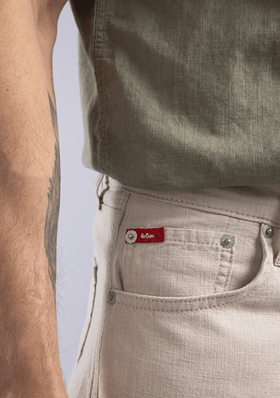 LEE COOPER Ricky Nd 1 - 262 LCM 221002 Erkek Bej Yüksek Bel Pantolon
