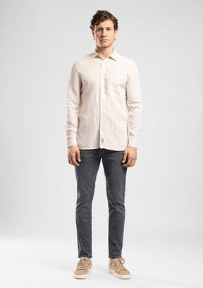 LEE COOPER Russo - 262 LCM 241006 Erkek Beyaz Uzun Kol Gömlek