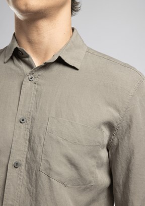 LEE COOPER Russo - 262 LCM 241006 Erkek Yeşil Uzun Kol Gömlek
