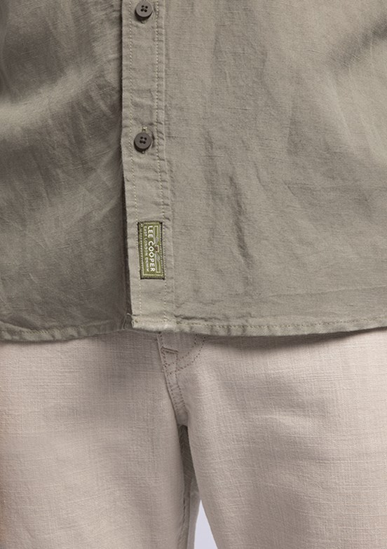 LEE COOPER Russo - 262 LCM 241006 Erkek Yeşil Uzun Kol Gömlek