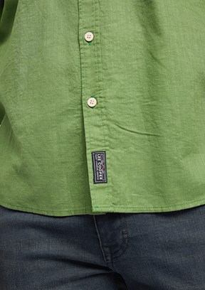LEE COOPER Day - 262 LCM 241004 Erkek Yeşil Uzun Kol Gömlek