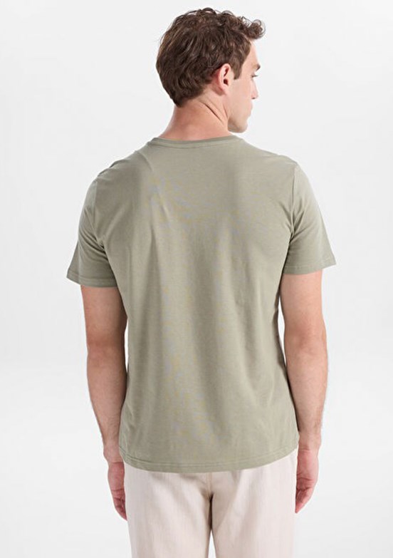 LEE COOPER - 262 LCM 242005 Erkek Yeşil O Yaka T-Shirt