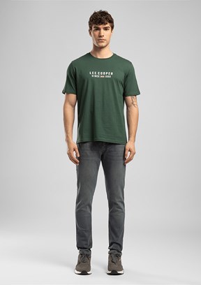 LEE COOPER Ansel - 262 LCM 242031 Erkek Yeşil O Yaka T-Shirt