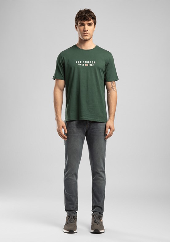 LEE COOPER Ansel - 262 LCM 242031 Erkek Yeşil O Yaka T-Shirt