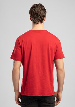 LEE COOPER Ansel - 262 LCM 242031 Erkek Kırmızı O Yaka T-Shirt