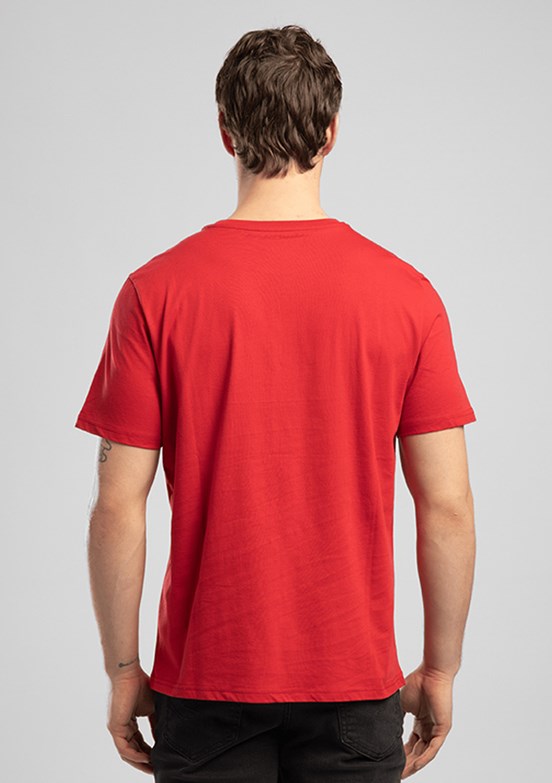 LEE COOPER Ansel - 262 LCM 242031 Erkek Kırmızı O Yaka T-Shirt