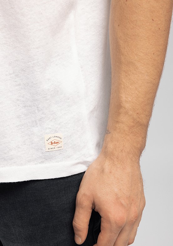 LEE COOPER Nicco - 262 LCM 242058 Erkek Beyaz O Yaka T-Shirt
