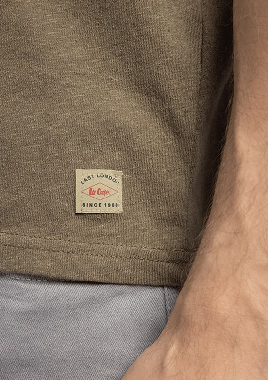 LEE COOPER Nicco - 262 LCM 242058 Erkek Yeşil O Yaka T-Shirt