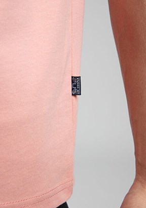 LEE COOPER - 262 LCM 242001 Erkek Pembe O Yaka T-Shirt