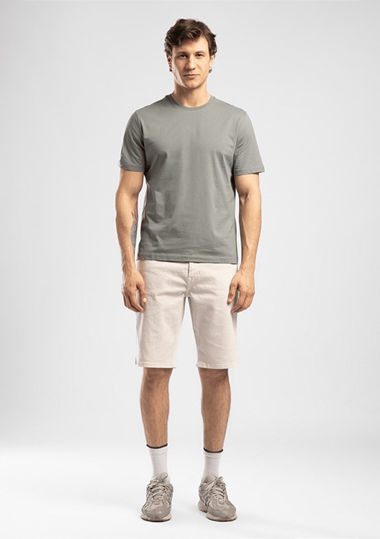 LEE COOPER Baselo - 262 LCM 242001 Erkek Gri O Yaka T-Shirt
