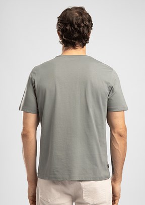 LEE COOPER Baselo - 262 LCM 242001 Erkek Gri O Yaka T-Shirt