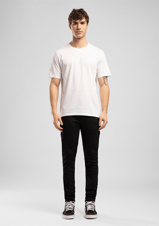 LEE COOPER Baselo - 262 LCM 242001 Erkek Beyaz O Yaka T-Shirt