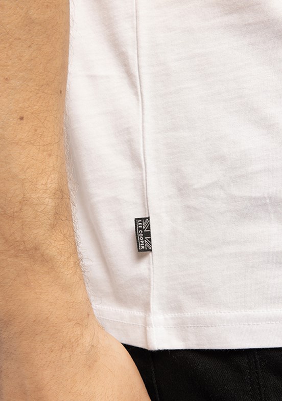 LEE COOPER Baselo - 262 LCM 242001 Erkek Beyaz O Yaka T-Shirt