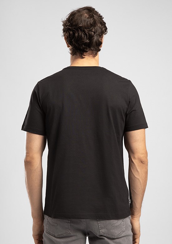 LEE COOPER Baselo - 262 LCM 242001 Erkek Siyah O Yaka T-Shirt
