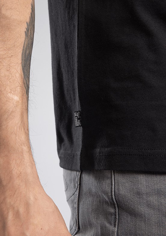 LEE COOPER Baselo - 262 LCM 242001 Erkek Siyah O Yaka T-Shirt
