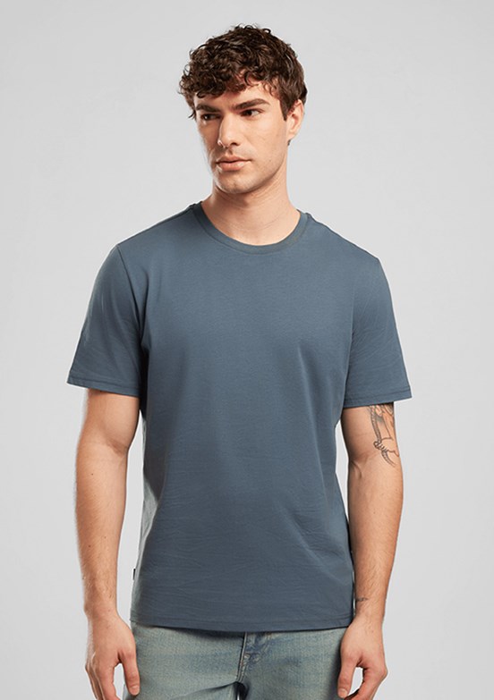LEE COOPER Baselo - 262 LCM 242001 Erkek Lacivert O Yaka T-Shirt