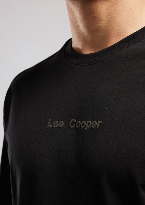LEE COOPER Aylex - 262 LCM 242036 Erkek Siyah O Yaka T-Shirt