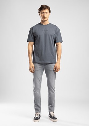 LEE COOPER Aylex - 262 LCM 242036 Erkek Lacivert O Yaka T-Shirt