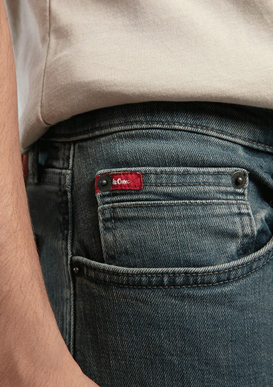 LEE COOPER Jagger - 262 LCM 121005 Erkek Yeşil Normal Bel Jean Pantolon