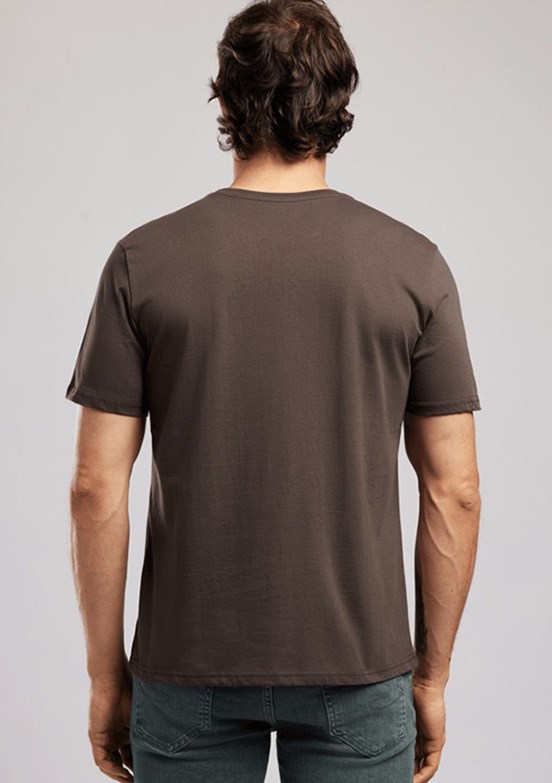LEE COOPER Elvis - 262 LCM 242006 Erkek Kahverengi O Yaka T-Shirt