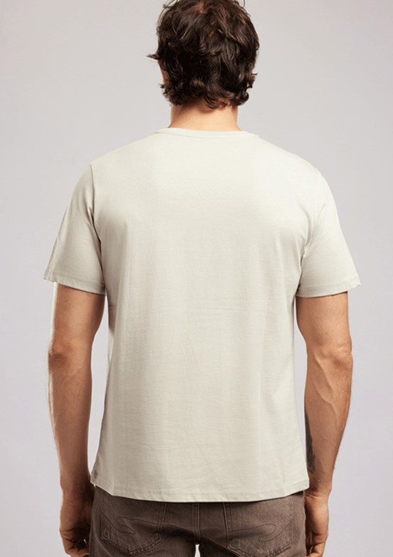 LEE COOPER Elvis - 262 LCM 242006 Erkek Bej O Yaka T-Shirt