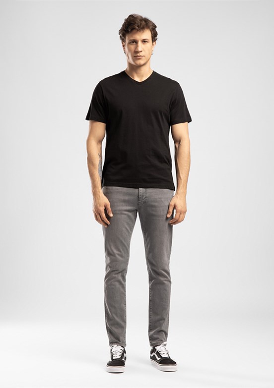 LEE COOPER Jack - 262 LCM 121030 Erkek Gri Yüksek Bel Jean Pantolon