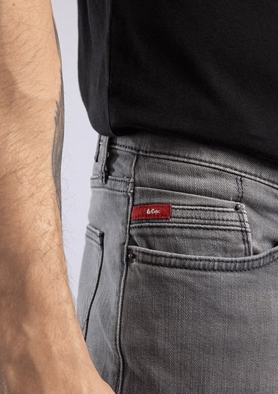 LEE COOPER Jack - 262 LCM 121030 Erkek Gri Yüksek Bel Jean Pantolon