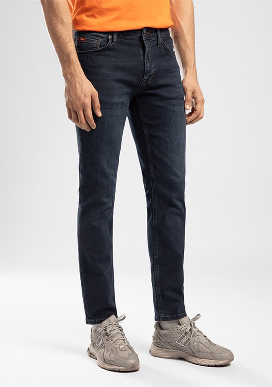 LEE COOPER Jagger - 262 LCM 121062 Erkek Mavi̇-Si̇yah Normal Bel Jean Pantolon