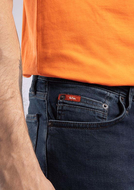 LEE COOPER Jagger - 262 LCM 121062 Erkek Mavi̇-Si̇yah Normal Bel Jean Pantolon