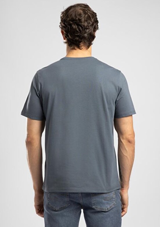 LEE COOPER - 262 LCM 242012 Erkek Bej O Yaka T-Shirt