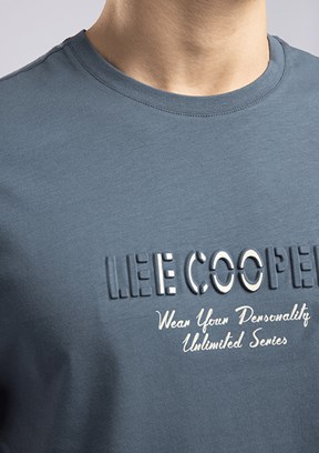 LEE COOPER Desavy - 262 LCM 242012 Erkek Lacivert O Yaka T-Shirt