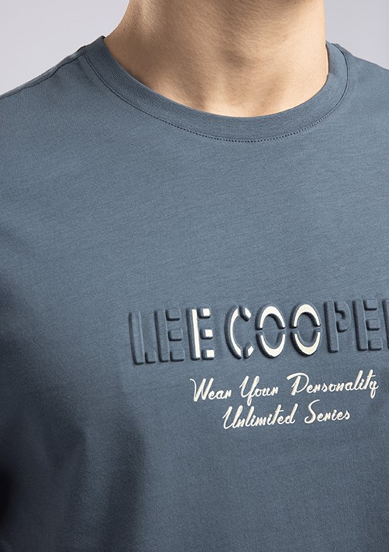 LEE COOPER Desavy - 262 LCM 242012 Erkek Lacivert O Yaka T-Shirt
