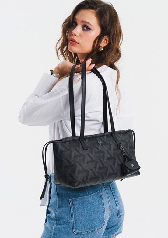 US POLO ASSN - US26111 Kadın Siyah Omuz Çantası