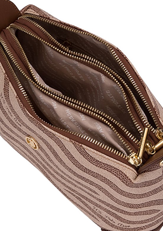 US POLO ASSN - US26168 Kadın Bej Omuz Çantası