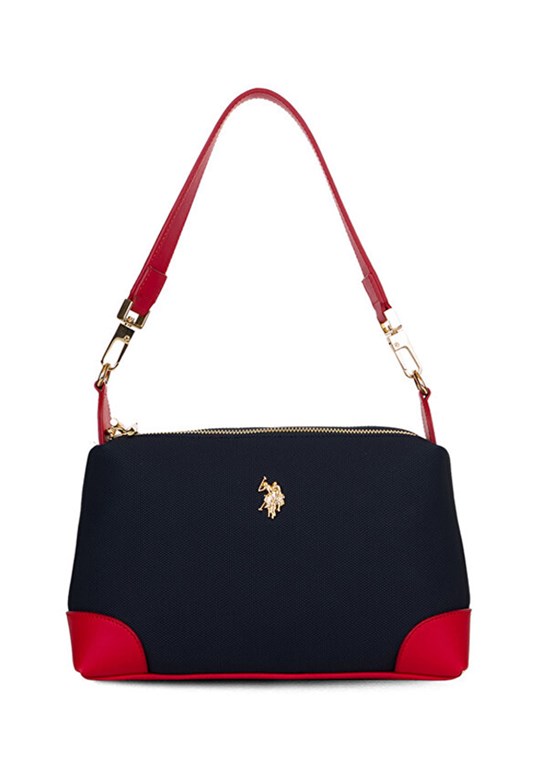 US POLO ASSN - US26280 Kadın Lacıvert-A.Kırm Omuz Çantası