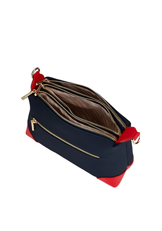 US POLO ASSN - US26280 Kadın Lacıvert-A.Kırm Omuz Çantası