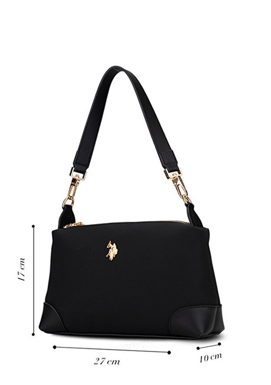 US POLO ASSN - US26280 Kadın Siyah Omuz Çantası
