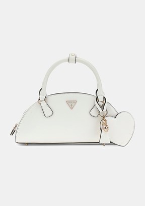 GUESS isobel Dome Satchel - HWBG9932050 Kadın Beyaz Omuz Çantası