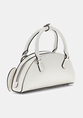 GUESS isobel Dome Satchel - HWBG9932050 Kadın Beyaz Omuz Çantası