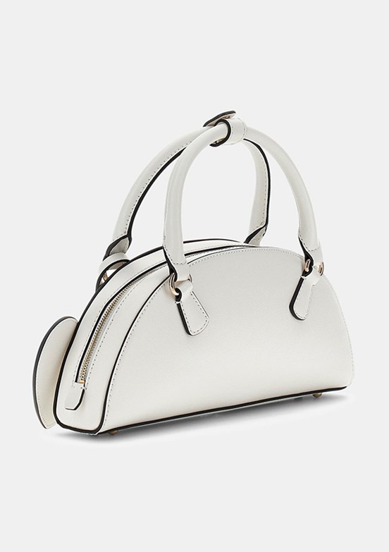 GUESS isobel Dome Satchel - HWBG9932050 Kadın Beyaz Omuz Çantası