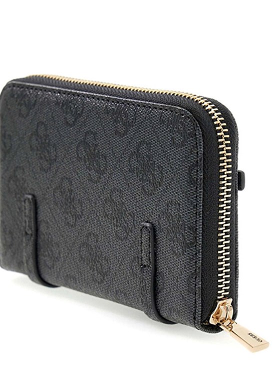 GUESS Leona - SWSG9917140 Kadın Siyah Suni Deri Cüzdan