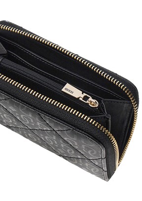 GUESS Libby - SWGG9912140 Kadın Siyah Suni Deri Cüzdan