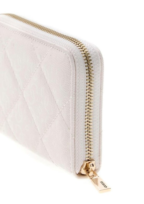 GUESS Libby Slg Medium - SWGG9912140 Kadın Beyaz Suni Deri Cüzdan