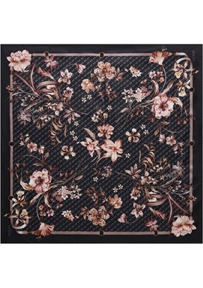 GUESS Printed Kefiah - AW5479SIL90 Kadın Siyah Fular