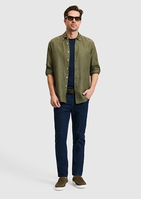 US POLO ASSN - Erkek Mavi Slim Jean Pantolon