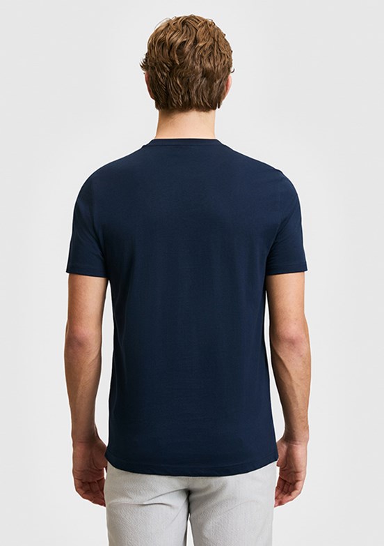US POLO ASSN - Erkek Lacivert Basic T-Shirt